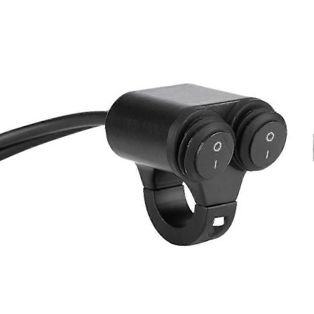 Motorcykel Broms Dimma Dubbel Kontroll Knapp Styre Switch För Framljus Switch Varningsljus Switch