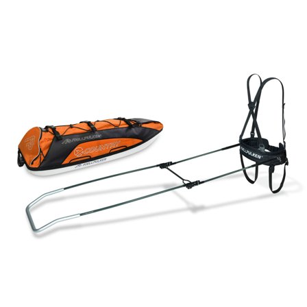Fjellpulken Xcountry 118 Complete sledges Orange 118CM
