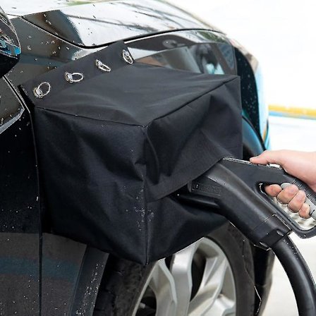 EV-lader Regnbetræk Vandtæt Udendørs 600D Oxford Klud Elektrisk Bil Opladningsport Betræk Regn Sol UV Modstand Alt Vejr Beskyttelse (Dette Produkt