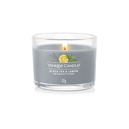 Yankee Candle Filled Votive Candles Black Tea & Lemon 37gr - Candela Profumata