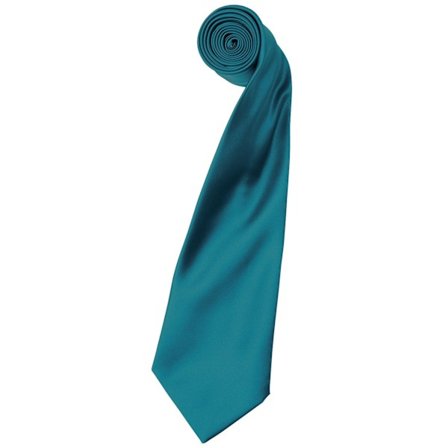 Premier Unisex Adult Colours Satinslips i storlek Teal