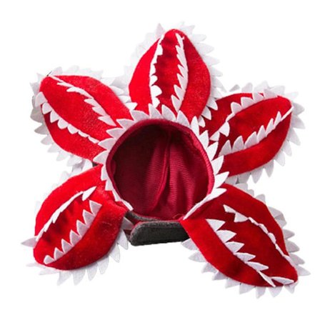 Söpö lemmikkihattu Demogorgon Cosplay Rekvisiitta Asusteet Päähine Pehmeä Kissanpentuhattu Halloween-/joululahja