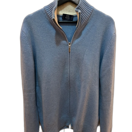Boggi Milano 100% kashmir full zip tröja