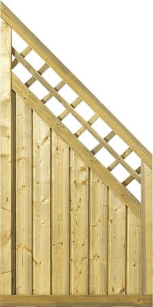 Jabo Classic Pion Skärm 89/179x890 cm, tryckimpregnerad, Utemiljö
