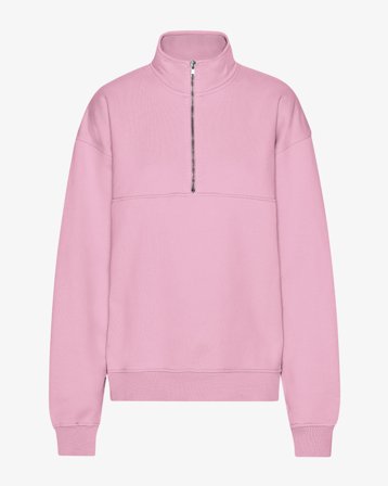 Organic Quarter Zip - Cherry Blossom XL