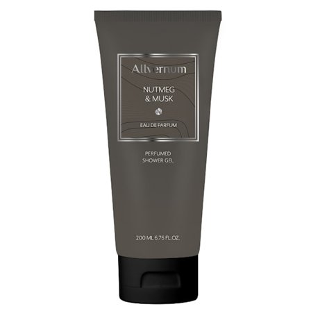 Allvernum Perfumed Shower Gel Nutmeg & Musk VEGAN, 200 ml