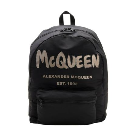 Alexander McQueen Rugzak , Zwart , Heren , Maat: ONE Size Rugzakken