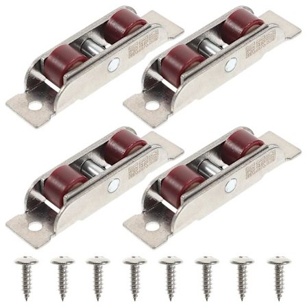 4 kpl Leveä Kaksoispyörähihna Rullaluukun Liukuva Ovi Ikkuna Rulla