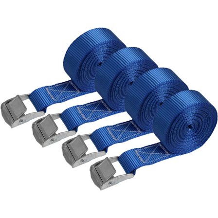 Klø-stropp Surrestropp Festestropp 4 stk. på 2,5 cm x 4 m DXGHC