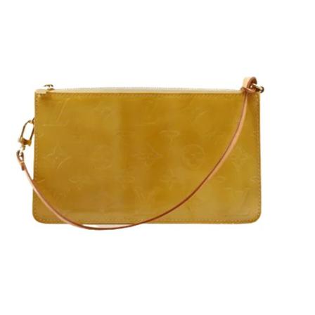 Louis Vuitton Vintage Pre-owned Leather louis-vuitton-Väska gul, Dam Vintage Väskor, Dam, Storlek: ONE SIZE