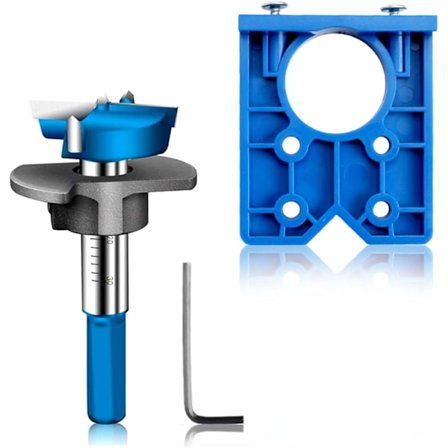 35MM Hengsel Jig Bor Sett Boring Jig Usynlig Hengsel H,ZQKLA