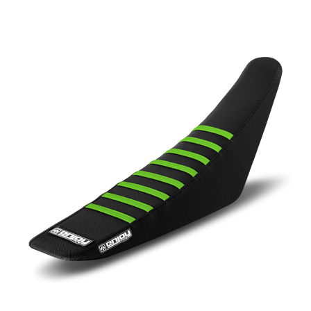 Setetrekk Enjoy Ribbed Svart-Grønn - Kawasaki KX 250 2003-2008