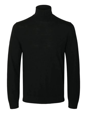 Selected | Slhtray Ls Knit Merino Roll Neck Noos | L