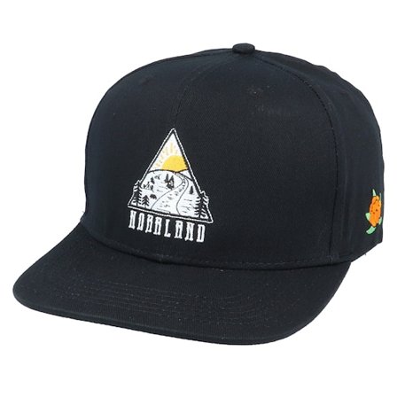 SQRTN - Negro snapback Gorra - Triangle Black Snapback @ Hatstore
