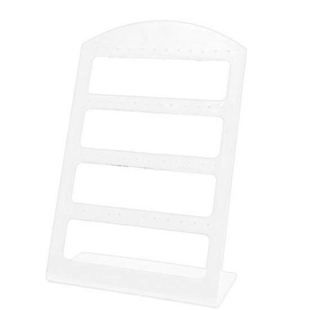 24/48 huller øreringe display smykkeholder smykkeudstillingsstativ akryl organizer