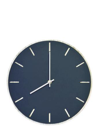 Smokey Blue Home Decoration Watches Wall Clocks Blå Tidsløs