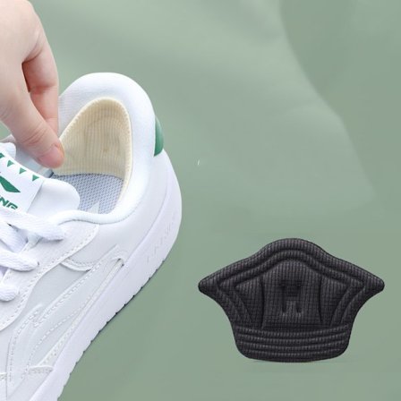 6 Par Sneaker Inlägg Hälkuddar Justerbar Storlek Anti-Slipande
