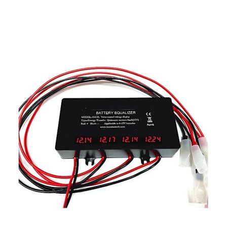 HA12L LED-display batteribalanser för 4 x 12V batteribalanser 4S aktiv spänning bly-syra Li-Ion LiFePO4 batterier-Perfet