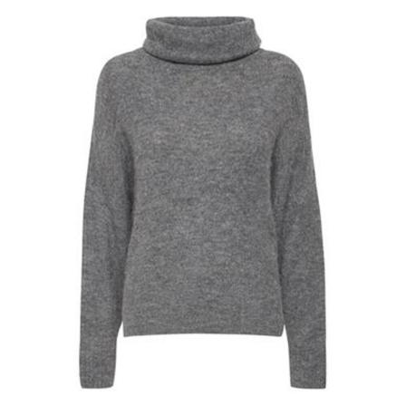 Ichi Sweater Grå, Dame, Størrelse: XL