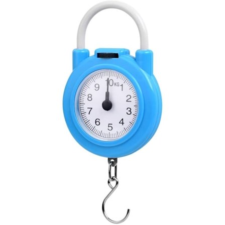 Bagagevåg, Max 10kg Vridmomentvåg Liten och Portabel med Bekvämt Grepp för Resor och Arbete