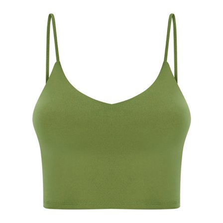 1 st crop top spaghetti rem tank camisole top basic sport