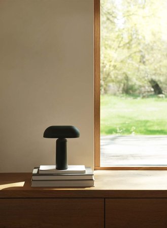 Porta oppladbar bordlampe H24 - grønn