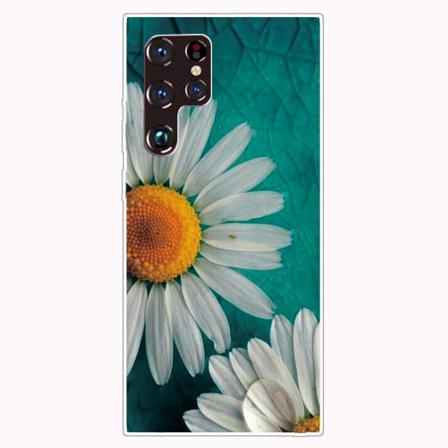 Målat Transparent Case -fodral För Samaung Galaxy S22 Ultra 5g