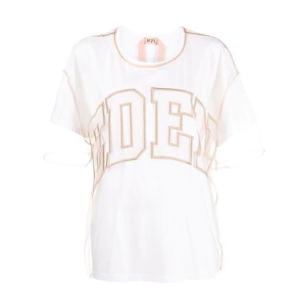 N21 Ededn T-Shirt Hvid, Dame T-shirts