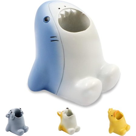 Sjov harpiks penne blyantholder, mini dyr enkelt tandbørsteholder