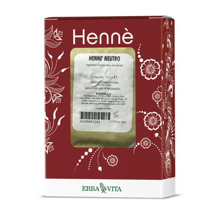 Erba Vita Henne Colorante Capelli Nero 100g