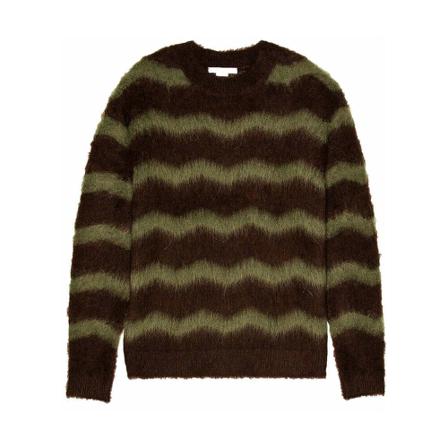 Acne Studios, Round-neck Knitwear Bruin, Heren, Maat:M
