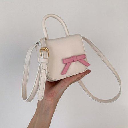 Mini Square Bag Skuldertasker HVID