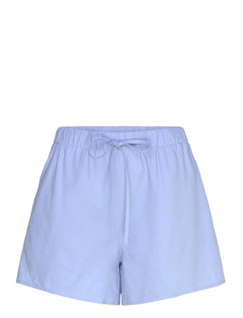 Weekday Wide Washed Pull-On Shorts - Blue - S