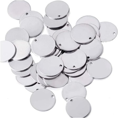 Pyöreä Charms Litteä Pyöreä Charms Leimausmerkki