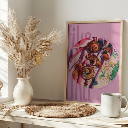 Evening Jazz Poster 30x40 cm