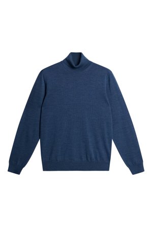 J.Lindeberg - Kaden Merino Turtle Neck - Blau - Mann - M