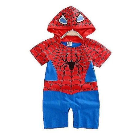 3-24 Månader Baby Superhjälte Sparkdräkt Kort/lång Ärm Jumpsuit-WELLNGS
