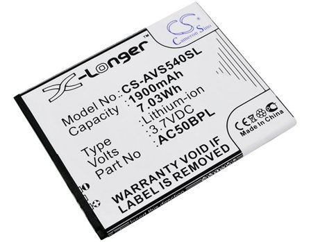 Akku älypuhelin, Matkapuhelin Archos 50b Platinum -laitteelle