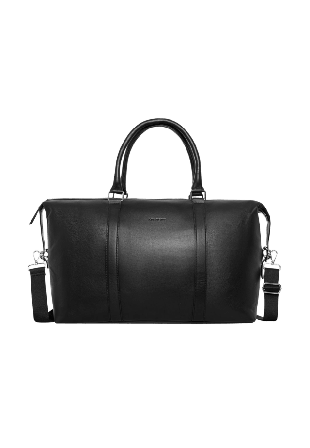 LES DEUX Leather Weekend Bag Weekendväskor Herr Svart ONESIZE