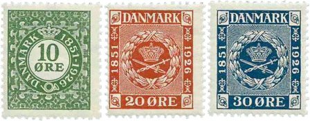 Danmark 1926 - AFA 154-156 - Postfrisk