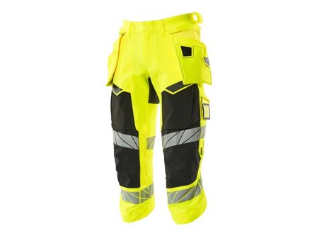 MASCOT Varselpiratbyxor stretch kl1 gu/sv c60 - Lyreco - Arbetskläder - Varselkläder - Varselbyxor