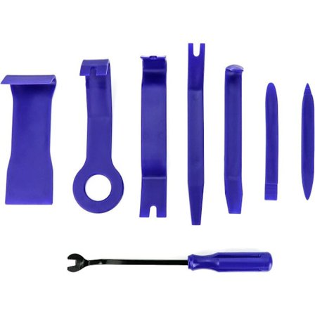 8-delad verktygssats för borttagning av bildelar, verktyg för borttagning av bilradio, inredning, instrumentbräda