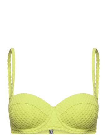 Riviera Bustier Bra Swimwear Bikinis Bikini Tops Wired Bikinitops Grön Seafolly