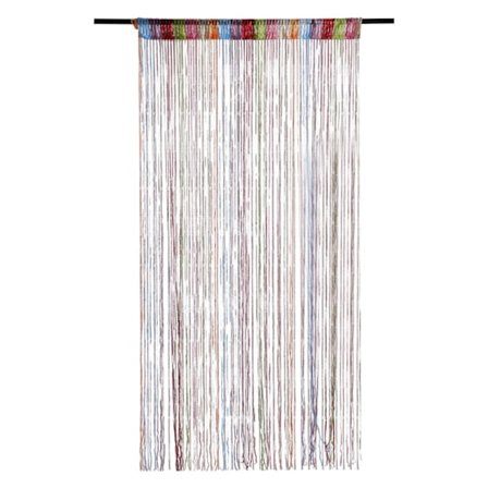 Helmiverhot oviaukkoon, 100x200cm Kristalliset helmiverhot Glitter-helmiverho Oviaukko Makuuhuoneen yksityisyyssisustus (Sateenkaari)