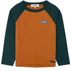 A Monday in Copenhagen Pumpkin Spice Color-blocked T-Shirt 10 Years - Tops - 10 years - Orange