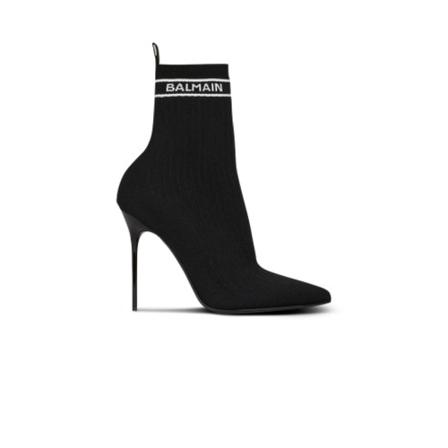 Balmain, Bottines Czarny, Kobieta, Rozmiar: 37 EU