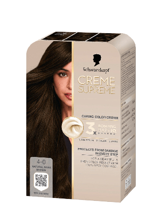 Schwarzkopf Creme Supreme Hårfärg Dam Brun 1 ST