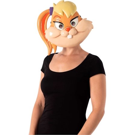 Space Jam Lola Bunny Mask En Storlek Orange/Gul