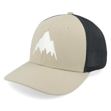 Burton - Beige - trucker - Cap - Harwood Hat Summit Taupe Trucker - Hatstore