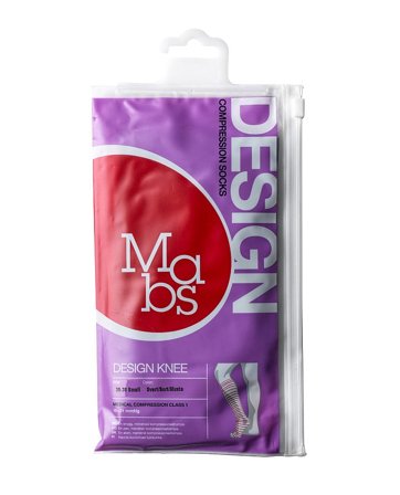 Mabs Design Knæstrømpe Sortmønstret Sortmønstret S, Tøj & Bolig, Strømper, Knæstrømper